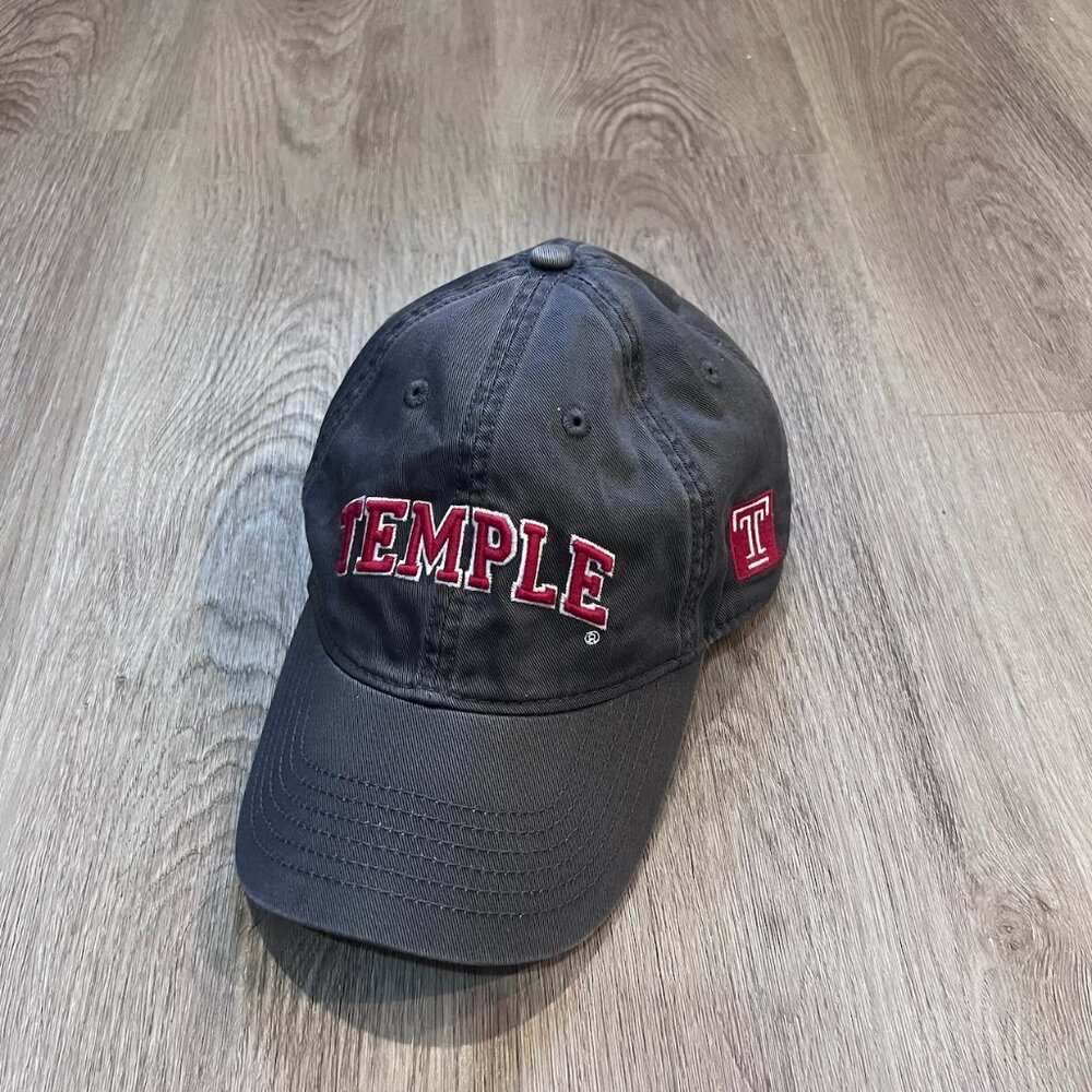 Temple University Gray Adjustable College Hat